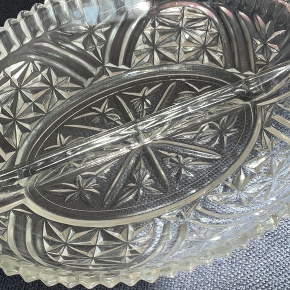 Anchor Hocking Clear Glass Divided Dish - Picture 6 of 6